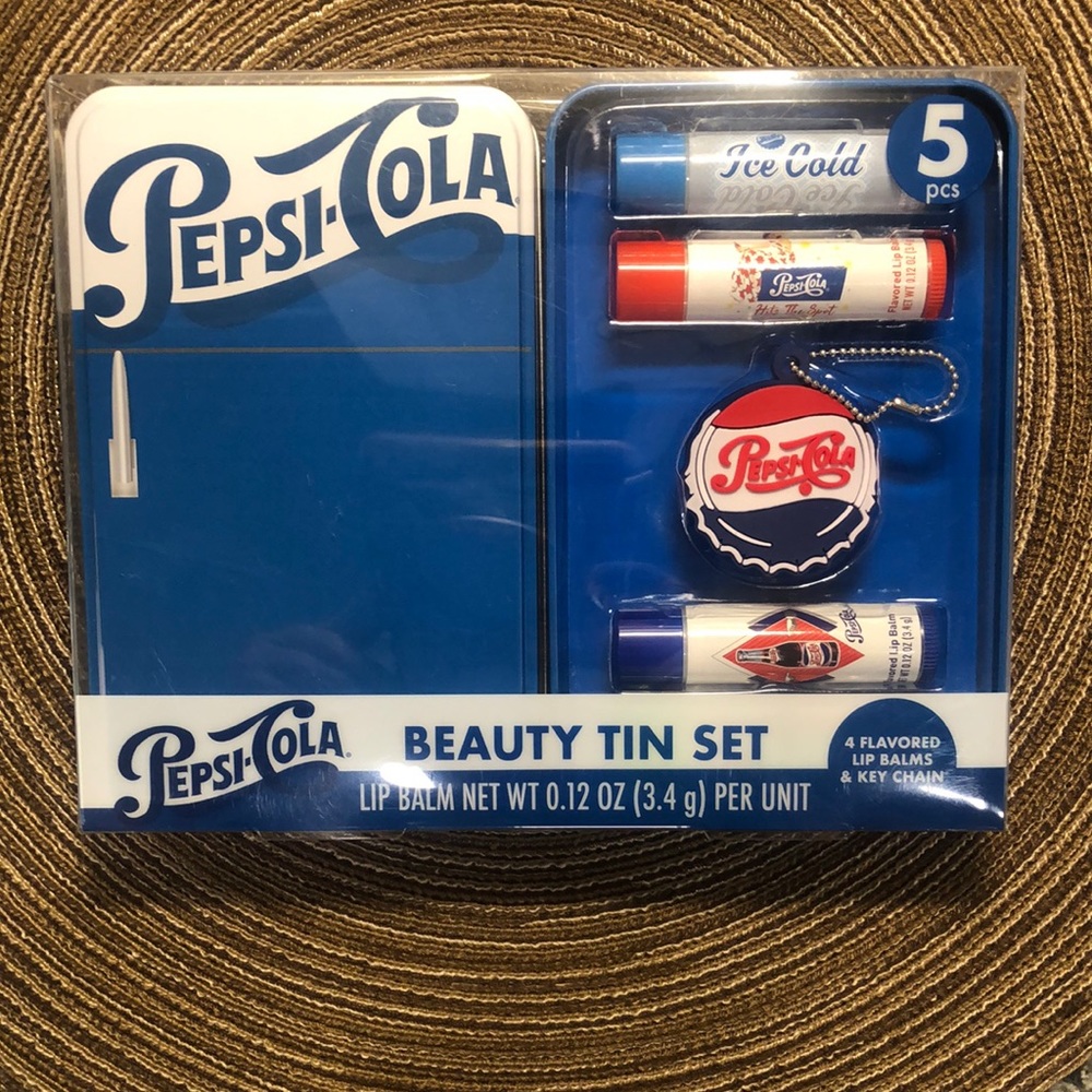 Pepsi-Cola Beauty Tin Set Lip Balms